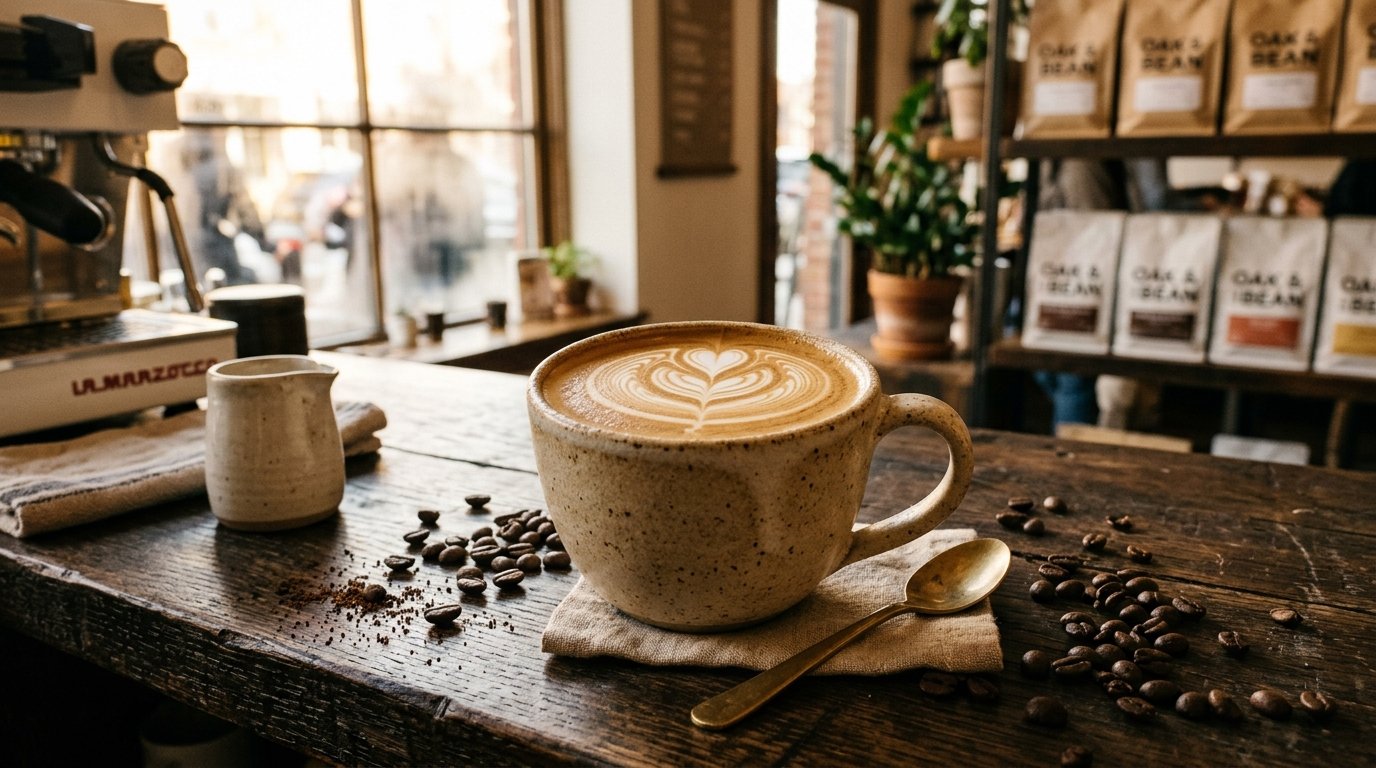 Artisanal Latte at Sideway Brew 82